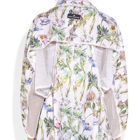 Adidas Stella Mccartney Run floral-print shell - Picture 5 of 7